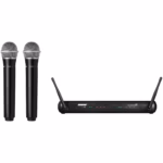 Shure SVX288PG28 Dual Wireless Handset Mic System J9