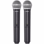 Shure BLX288 / PG58 Dual Wireless Mic System M17