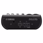 Yamaha AG06 MK2 3-Channel Live Streaming Mixer w/ USB Audio Interface (Black)