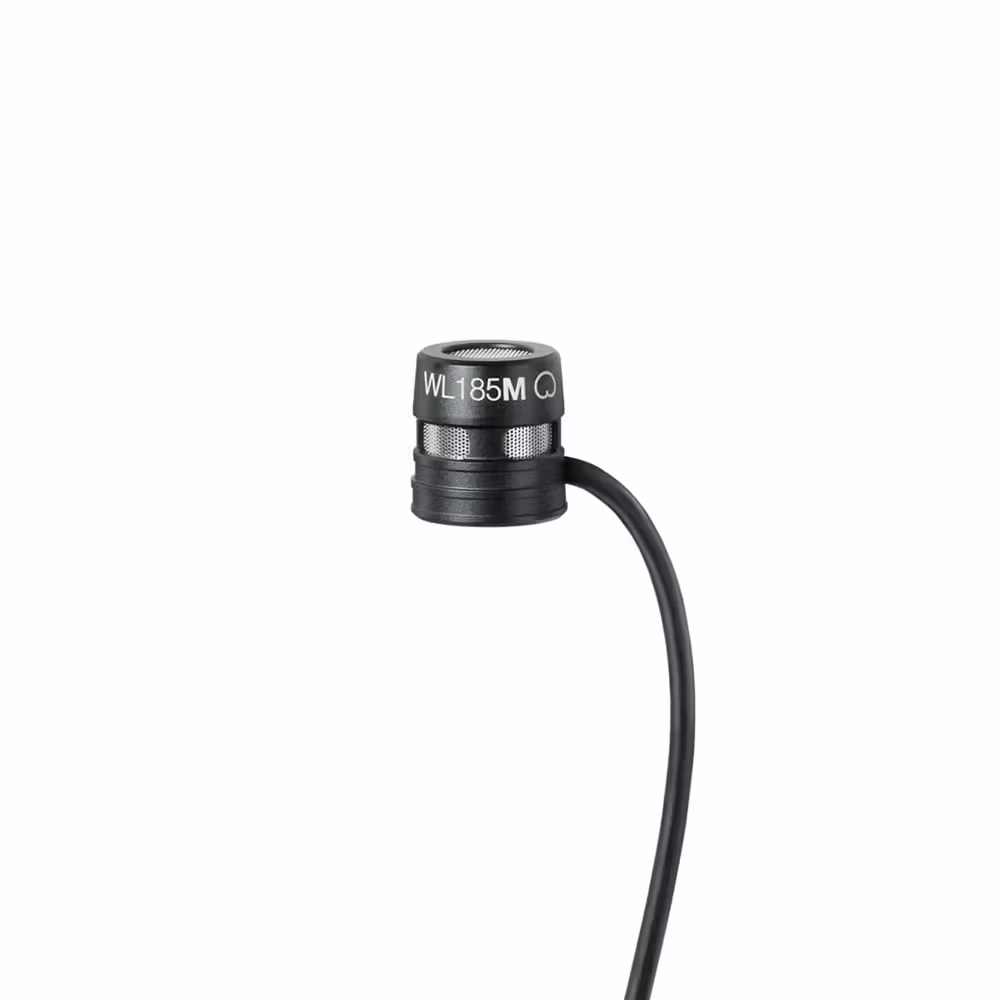 Shure WL185M Lavalier Condenser Microphone w/ TA4F Conntector (Black)-1000x1000 Shure WL185M Lavalier Condenser Microphone w/ TA4F Conntector (Black)