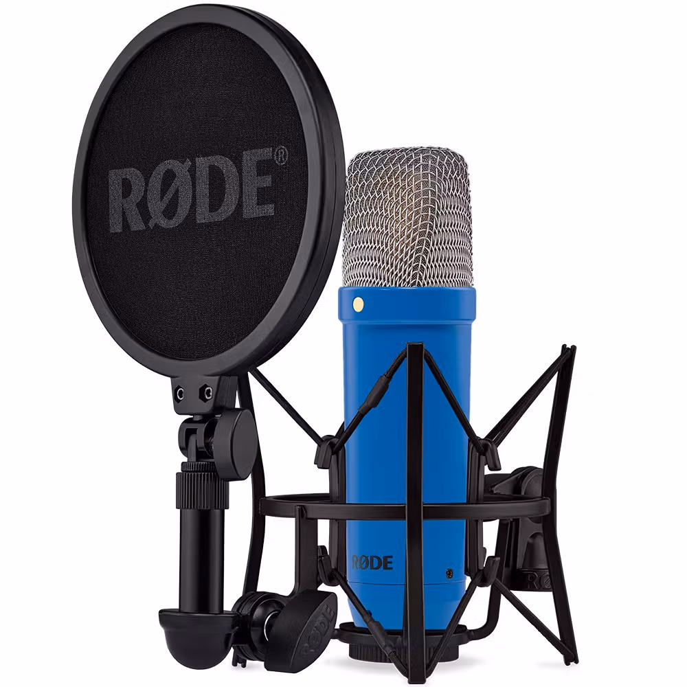 Rode NT1 Signature Series Studio Condenser Microphone w/ Accessories (Cobalt)-1000x1000 Rode NT1 Signature Series Studio Condenser Microphone w/ Accessories (Cobalt)