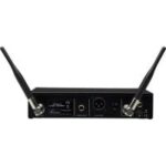 AKG WMS470 Sports wireless receiver and headset microphone front angle