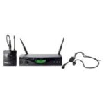 AKG WMS470 Sports headset microphone setup for fitness and live performance