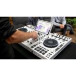 Denon DJ Prime 4+ White Standalone 4-Deck DJ Controller - Image 7