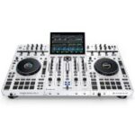 Denon DJ Prime 4+ White Standalone 4-Deck DJ Controller - Image 2