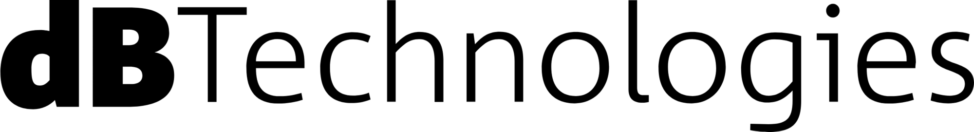 dbtechnologies brand logo black